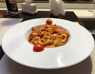 Menu55 - Паста  с мидиями в томатном соусе (острая)